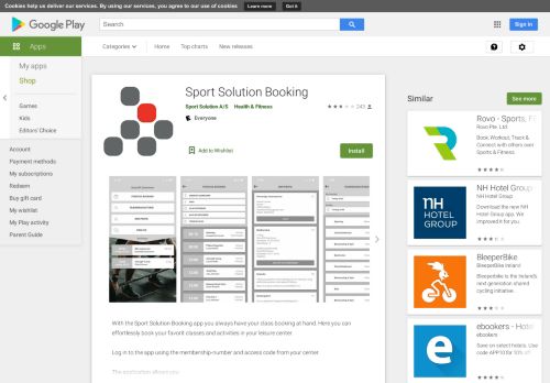 
                            6. Sport Solution Booking – Apps i Google Play