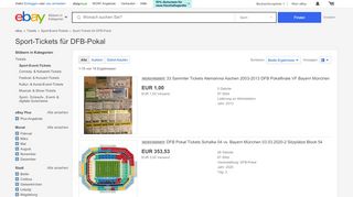 
                            12. Sport-Tickets DFB-Pokal Event günstig kaufen | eBay