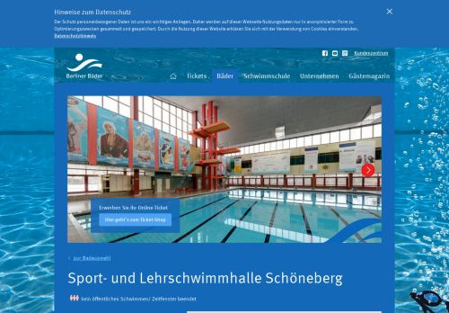
                            3. Sport- und Lehrschwimmhalle Schöneberg - Berliner Bäder