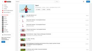 
                            5. Sport - YouTube