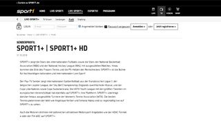 
                            11. SPORT1+ Profil - Live Sport im Internet | SPORT1- Live Stream