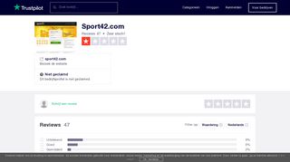 
                            4. Sport42.com reviews| Lees klantreviews over sport42.com - Trustpilot