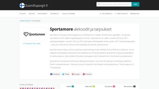 
                            9. Sportamore – Suomikupongit