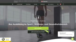 
                            2. Sportausbildung & Weiterbildung »FLEXYFIT SPORTS ACADEMY«