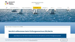 
                            2. Sportbootführerschein - Prüfungsausschusses Berlin