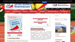 
                            1. Sportbund Rheinhessen