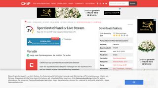 
                            6. Sportdeutschland.tv Live Stream - Download - CHIP