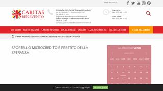 
                            10. Sportello microcredito e prestito della speranza | Caritas Benevento