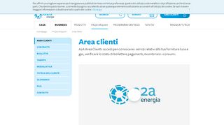 
                            1. Sportello online - Area Clienti - A2A Energia