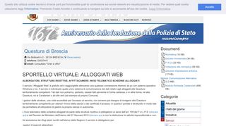 
                            7. sportello virtuale: alloggiati web - Questure sul web - Polizia