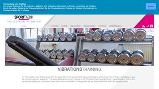 
                            11. Sportfabrik - Vibrationstraining