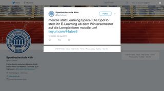 
                            8. Sporthochschule Köln on Twitter: 