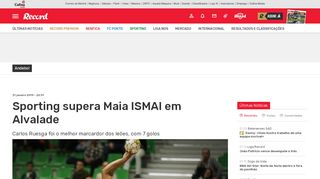 
                            7. Sporting supera Maia ISMAI em Alvalade - Andebol - Jornal Record