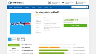 
                            6. Sportingbet é confiável? Depoimentos de usuários reais | fevereiro 2019