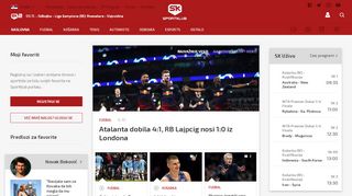 
                            2. Sportklub - Sve o sportu, timovima, uživo utakmice i rezultati ...