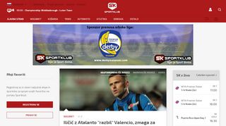 
                            10. Sportklub - Vse o športu, ekipah, v živo tekme in rezultati | Sportklub.si