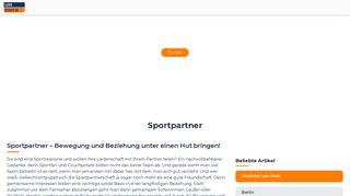 
                            8. Sportpartner finden | www.LovesSout24.de