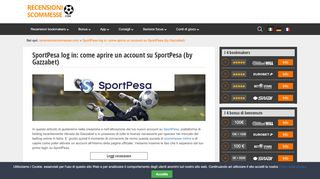 
                            9. SportPesa log in: come aprire un account su SportPesa (by Gazzabet)