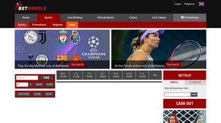 
                            5. Sports Betting | Online sports betting BetRebel