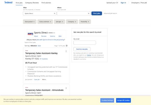 
                            3. Sports Direct Jobs - February 2019 | Indeed.co.uk
