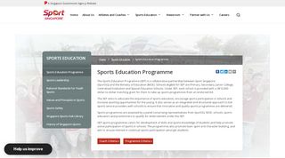 
                            3. Sports Education Programme - Sports Education - Sport Singapore