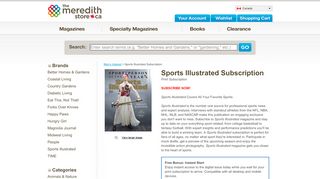 
                            13. Sports Illustrated Subscription - The Meredith Store