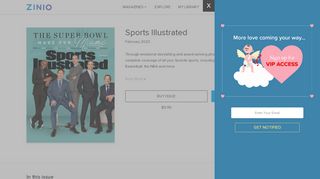 
                            8. Sports Illustrated subscription - Zinio
