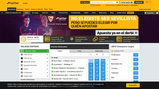 
                            1. Sportsbook de Betfair | Apuesta online y usa Cash Out