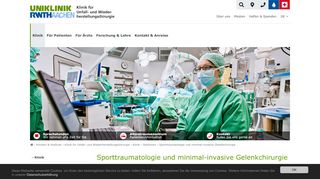 
                            12. Sporttraumatologie und minimal-invasive Gelenkchirurgie