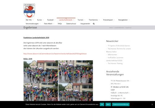 
                            13. Sportverein Lautern eV – Ergebnisse