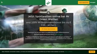 
                            2. Sportwetten bei Mr Green Österreich - Jetzt wetten & gewinnen!