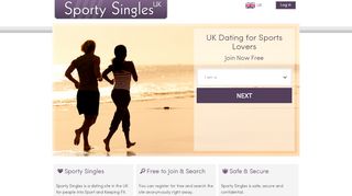 
                            2. Sporty Singles | UK Dating For Fitness Singles and Lovers of Sport