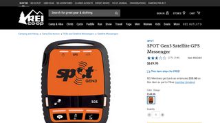 
                            11. SPOT Gen3 Satellite GPS Messenger | REI Co-op