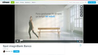 
                            12. Spot imaginBank Banco on Vimeo