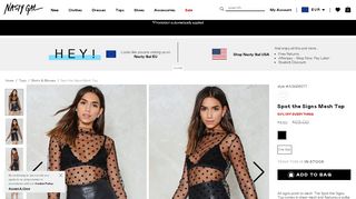 
                            3. Spot the Signs Mesh Top | Shop Clothes at Nasty Gal!