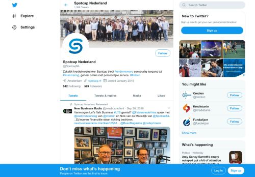 
                            7. Spotcap Nederland (@SpotcapNL) | Twitter