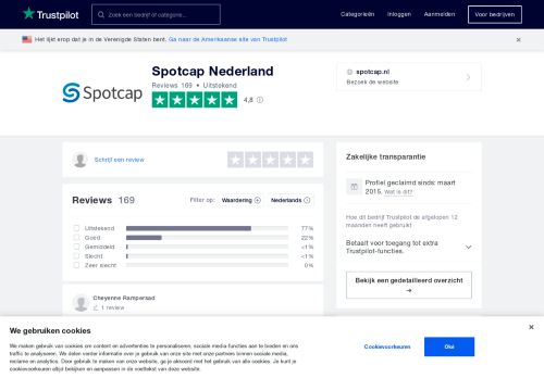 
                            10. Spotcap Nederland reviews| Lees klantreviews over spotcap.nl