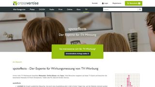 
                            9. spoteffects - unser Partner für TV-Tracking - Crossvertise