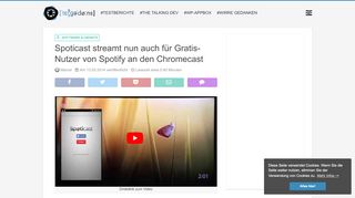 
                            1. Spoticast streamt nun auch für Gratis-Nutzer von Spotify an den ...