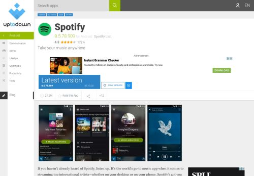 
                            9. Spotify 8.4.95.253 for Android - Download