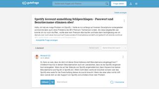 
                            8. Spotify Account anmeldung fehlgeschlagen - Passwort und ...