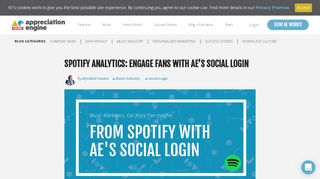 
                            7. Spotify Analytics and Fan Insights with AE's Social Login Tool