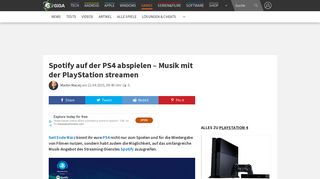 
                            7. Spotify auf der PS4 abspielen – Musik mit der PlayStation streamen ...