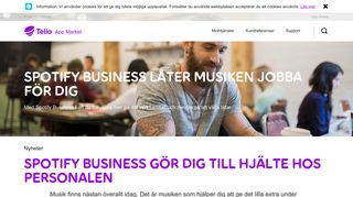 
                            8. Spotify Business låter musiken jobba för dig - Telia App Market