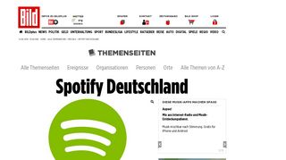 
                            6. Spotify Deutschland - News-Überblick - Bild.de