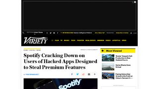 
                            12. Spotify Disabling Hacked Apps Designed to Steal Premium Features ...