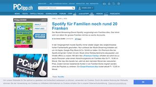 
                            13. Spotify für Familien noch rund 20 Franken - PCtipp.ch