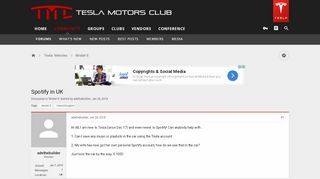 
                            11. Spotify in UK | Tesla Motors Club