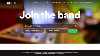 
                            7. Spotify Jobs: Join the band