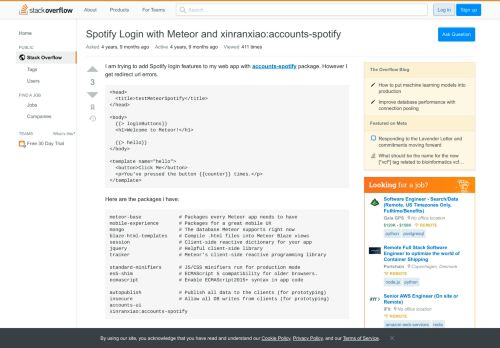 
                            12. Spotify Login with Meteor and xinranxiao:accounts-spotify - Stack ...
